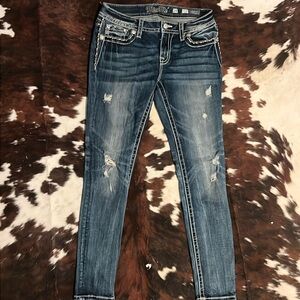 Miss Me ripped skinny jeans